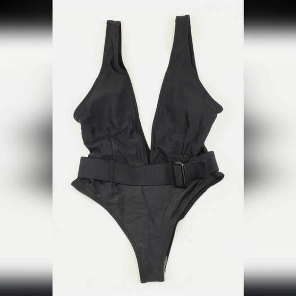 Matte Collection | Swim | Matte Collection Black Remi High Cut Belt ...